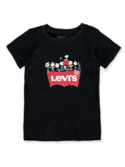 Baby Boys' Snoopy T-Shirt by Levi's in black and navy - T-Shirts