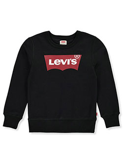 Boys' Logo Sweatshirt by Levi's in Black, Sizes 8-20