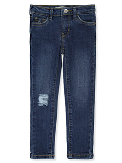 Girls' 710 Super Skinny Jeans by Levi's in dark blue and light blue