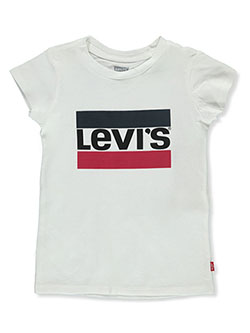 Girls' T-Shirt by Levi's in White