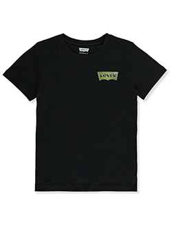 Boys' Finger Print T-Shirt by Levi's in Black