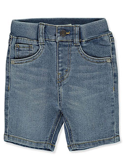 Baby Boys' Pull-On Denim Shorts by Levi's in Medium blue
