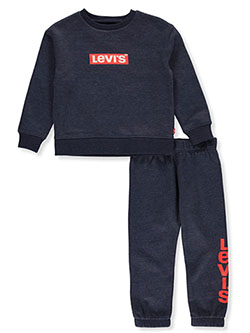 Boys' 2-Piece Joggers Set Outfit by Levi's in Blue