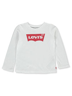 Baby Girls' Long-Sleeved T-shirt by Levi's in White