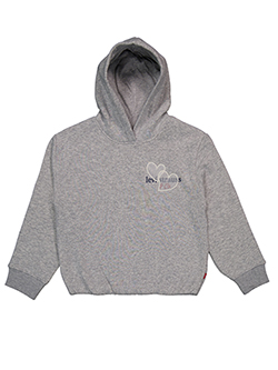 Levi's Girls' Heart Logo Pullover Hoodie