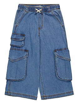 Levi's Girls' Cargo Denim Pants Pair Set