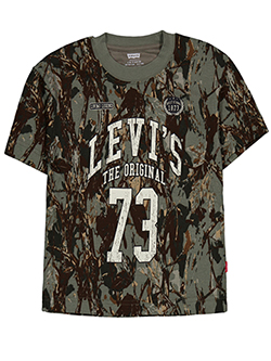 Levi's Boys' 1873 Leaf Print Camo T-Shirt