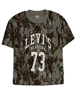Levi's Boys' 1873 Leaf Print Camo T-Shirt