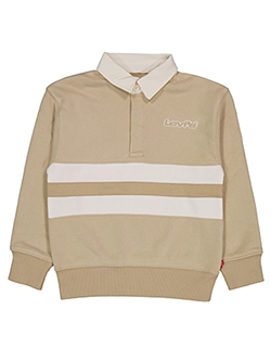 Levi's Boys' Striped Rugby Polo Sweatshirt