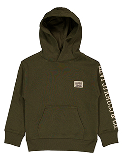 Levi's Boys' Pullover Hoodie with Sleeve Branding