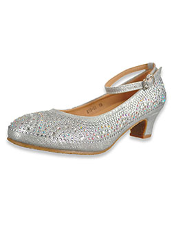 girls silver dress shoes