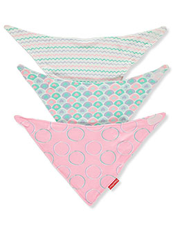 Baby Girls' 3-Pack Terry Bandana Bibs by Fisher Price in Pink/multi