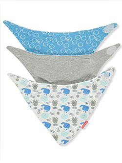 Baby Boys' 3-Pack Terry Bandana Bibs by Fisher Price in Blue/multi