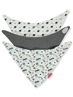 Baby Boys' 3-Pack Terry Bandana Bibs by Fisher Price in White/multi