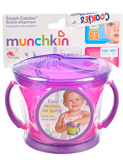Snack Catcher Snack Dispenser by Munchkin in blue, green and purple