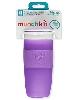 MIracle 360 Degree Cup by Munchkin in blue, green and purple
