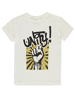 Boys' Unity T-Shirt by Brooklyn Vertical in White