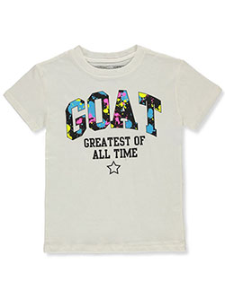 Boys' Goat T-Shirt by Brooklyn Vertical in White