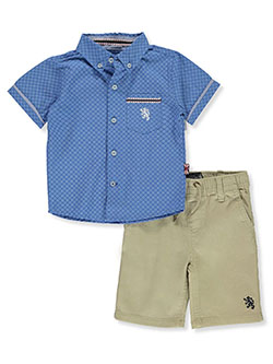 Burst 2-Piece Shorts Set Outfit by English Laundry in Multi
