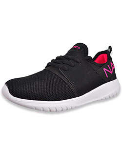 Girls' Kappil Sneakers by Nautica in Black/pink, Shoes