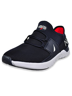 Nautica Boys' Elastic Slip-On Sneakers by Nautica Footwear in Navy, Shoes