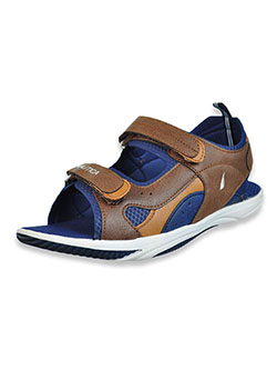 Boys' Helm Open Toe Sandals by Nautica in Royal blue, Shoes