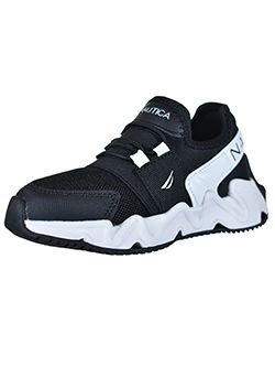 Nautica Boys' Lightweight Athletic Bungie Cord Sneaker