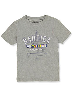 Boys' Sailing Division T-Shirt by Nautica in Gray