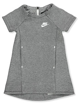 Girls' Tech Pack Dress by Nike in Carbon heather