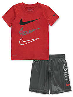 kids nike short sets