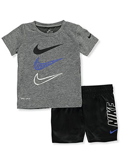 Baby Boys' Dri-Fit 2-Piece Shorts Set Outfit by Nike in Multi