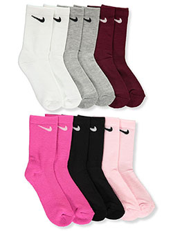 girls nike crew socks