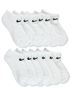 Unisex 6-Pack Cushioned No Show Socks by Nike in White