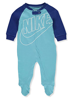 Baby Boys' Footed Coveralls by Nike in Blue
