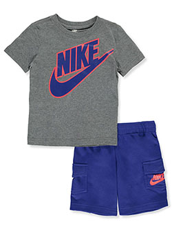 boys nike short sets