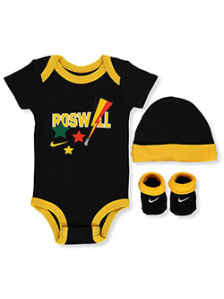 Baby Boys' 3-Piece Layette Box Set by Nike in Black
