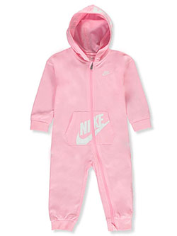 Baby Boys' Footed Coveralls by Nike in Pink - Snowsuits