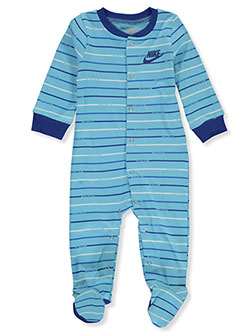 Baby Boys' Footed Coveralls by Nike in Navy