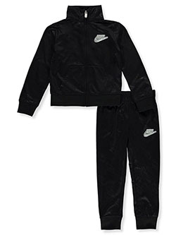 Boys' 2-Piece Joggers Set Outfit by Nike in Black, Sizes 4-6X