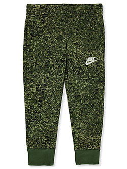 Boys' Digi Camo Joggers by Nike in Green camo, Sizes 4-7