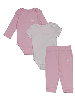 Nike Baby Girls' Long Sleeve Bodysuit and Jogger Set