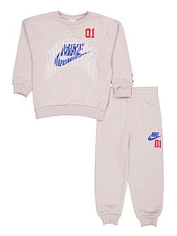 Nike Boys' NSW Fleece Crew Sweatshirt and Jogger Set