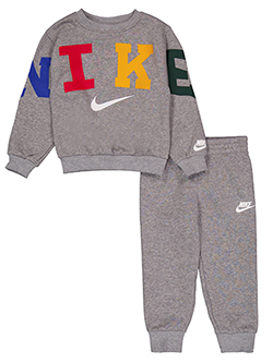 Nike Boys' Fleece Letter Appliqué Pullover Sweatshirt and Jogger Set