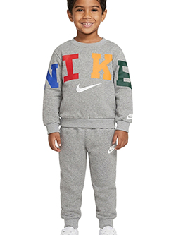Nike Boys' Fleece Letter Appliqué Pullover Sweatshirt and Jogger Set