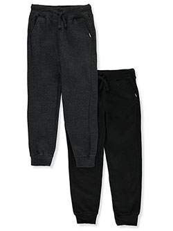 Baby Boys' 2-Pack Joggers in black, navy and navy/gray