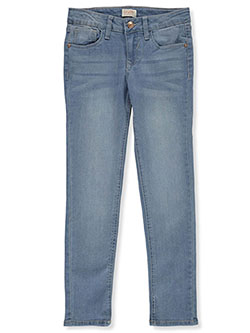 Girls' Skinny Jeans in daphne, electric blue and vivid blue - $8.99