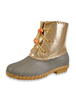 gold duck boots