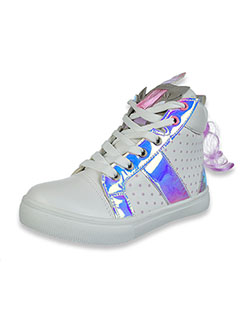 Girls' Unicorn Hi-Top Sneakers by Olivia Miller in White