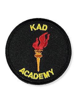 KAD Academy Patch in Black/multi, School Uniforms