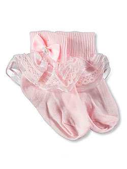 Baby Girls' Socks by Piccolo in pink and white